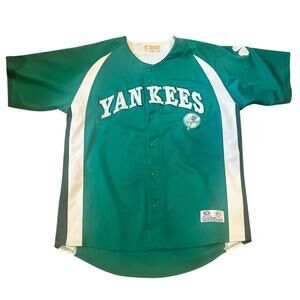 Vintage New York Yankees Limited Edition Green St Patrick’s  Jersey Baseball